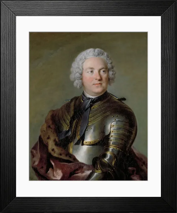Framed Print : Count Carl Gustaf Tessin, 1741. Creator: Louis Tocque Framed Print : Count Carl Gustaf Tessin, 1741. Creator: Louis Tocque