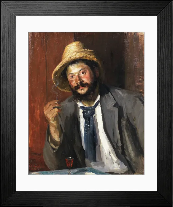 Framed Print : Ernst Josephson, 1851-1906, 1886. Creator: Louise Catherine Breslau Framed Print : Ernst Josephson, 1851-1906, 1886. Creator: Louise Catherine Breslau