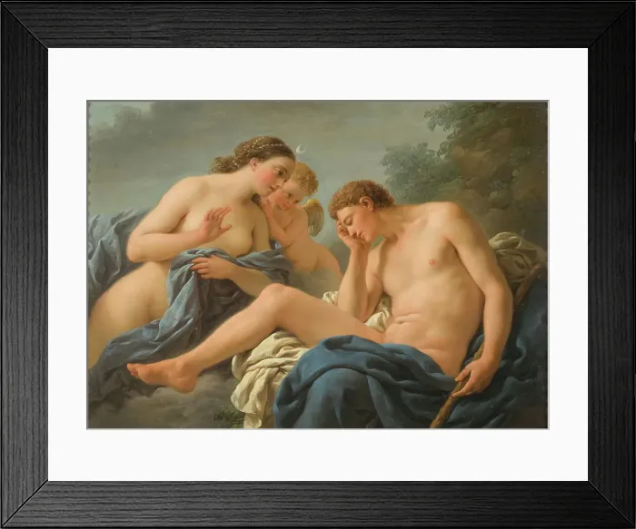 Framed Print : Diana and Endymion, 1768. Creator: Louis Jean Francois Lagrenee Framed Print : Diana and Endymion, 1768. Creator: Louis Jean Francois Lagrenee