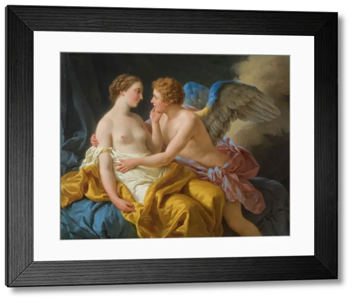 Framed Print : Cupid and Psyche, 1767. Creator: Louis Jean Francois Lagrenee Framed Print : Cupid and Psyche, 1767. Creator: Louis Jean Francois Lagrenee