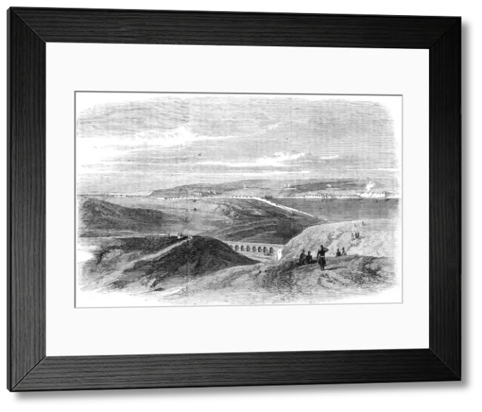 Framed Print : Sebastopol - North Side - sketched by J. A. Crowe, 1856. Creator: J. A. Crowe Framed Print : Sebastopol - North Side - sketched by J. A. Crowe, 1856. Creator: J. A. Crowe