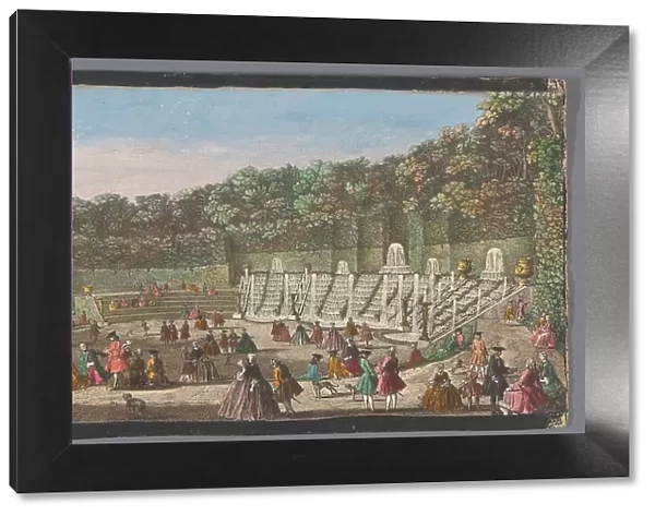View of the Salle The ball in the garden of Versailles, 1700-1799. Creators: Anon, Jacques Rigaud