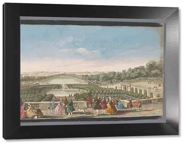 View of the Orangerie of the Palace of Versailles, 1700-1799. Creators: Anon, Jacques Rigaud