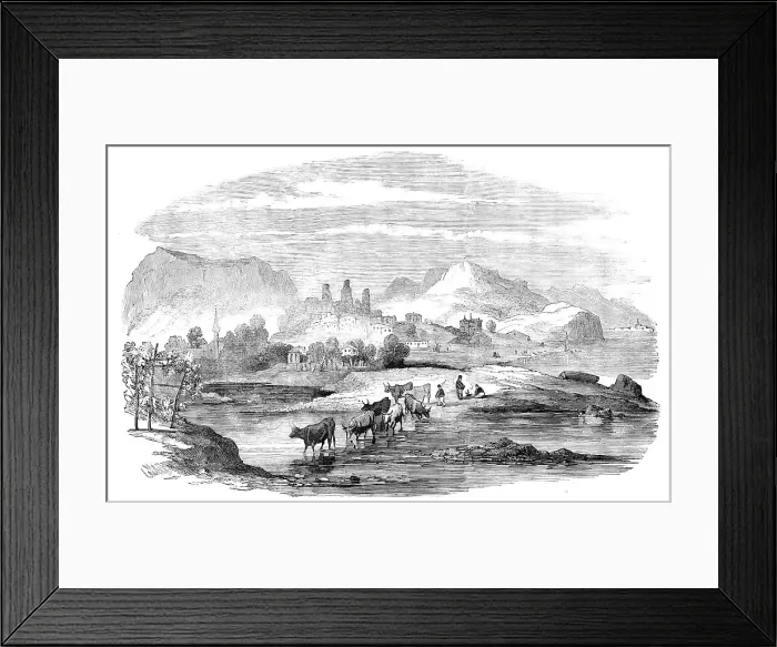Framed Print : Alouchta - from a sketch by Willibald Richter, 1856. Creator: Unknown Framed Print : Alouchta - from a sketch by Willibald Richter, 1856. Creator: Unknown