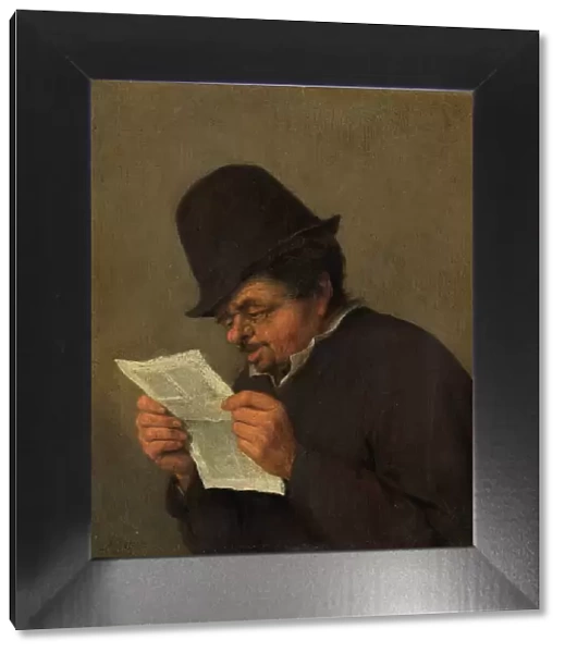Bust of an Old Peasant Reading a Paper, after 1647. Creator: Unknown
