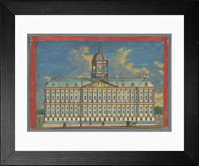 Framed Print : The Amsterdam City Hall, 1700-1799. Creator: Unknown Framed Print : The Amsterdam City Hall, 1700-1799. Creator: Unknown
