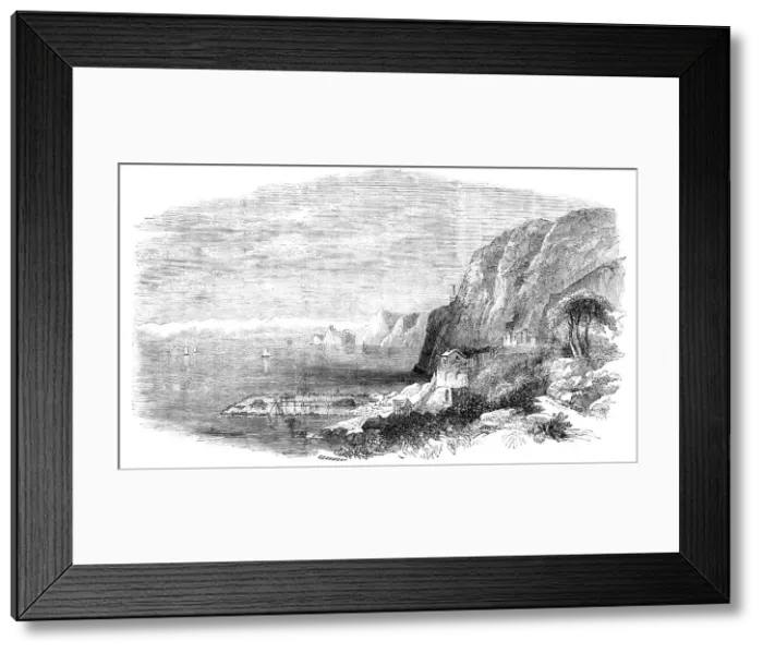 Framed Print : New Aqueduct at Trieste - Present State of the Works, 1856. Creator: Edmund Evans Framed Print : New Aqueduct at Trieste - Present State of the Works, 1856. Creator: Edmund Evans