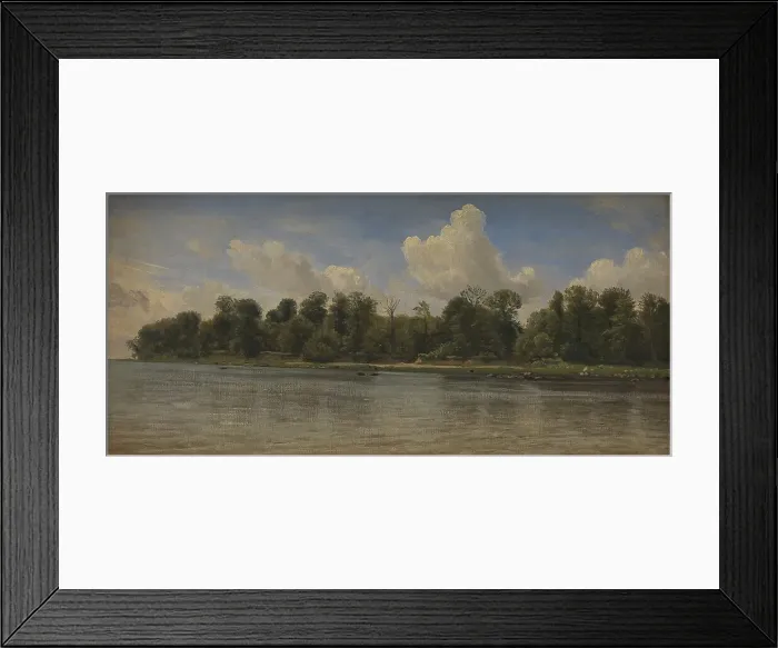 Framed Print : Beach at Præsto, 1855. Creator: Peter Christian Thamsen Skovgaard Framed Print : Beach at Præsto, 1855. Creator: Peter Christian Thamsen Skovgaard