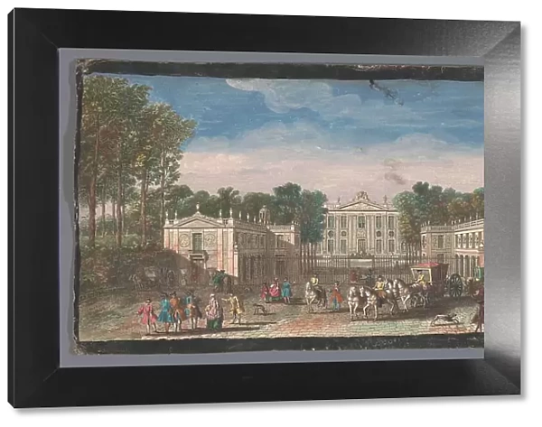 View of the front of the Château de Marly, 1700-1799. Creators: Anon, Jacques Rigaud
