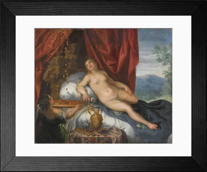 Framed Print : Danae and the Shower of Gold, c17th century. Creator: Unknown Framed Print : Danae and the Shower of Gold, c17th century. Creator: Unknown