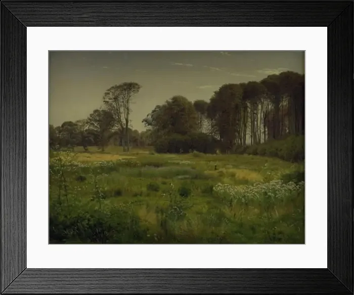Framed Print : Summer landscape - Horneland near Faborg, 1863. Creator: Vilhelm Kyhn Framed Print : Summer landscape - Horneland near Faborg, 1863. Creator: Vilhelm Kyhn