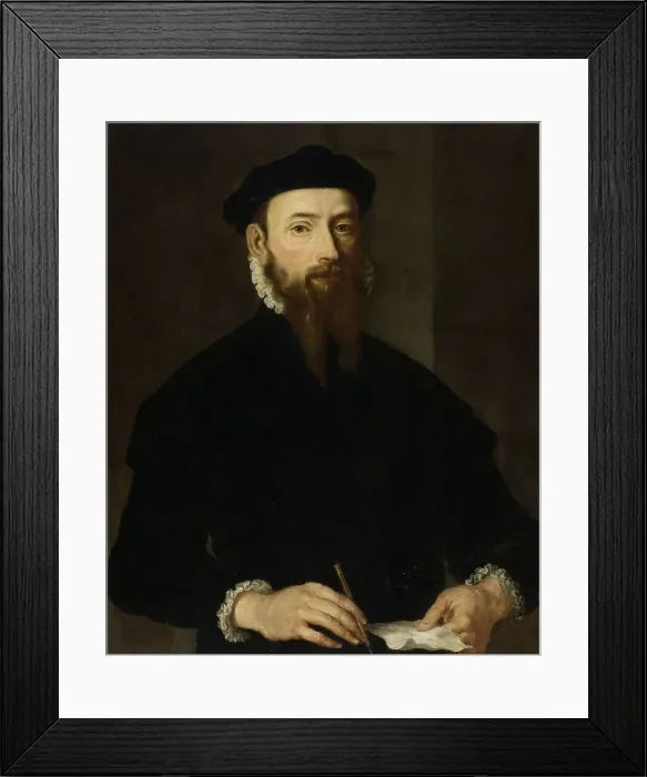 Framed Print : Portrait of a Man, c.1550-c.1560. Creator: Anon Framed Print : Portrait of a Man, c.1550-c.1560. Creator: Anon