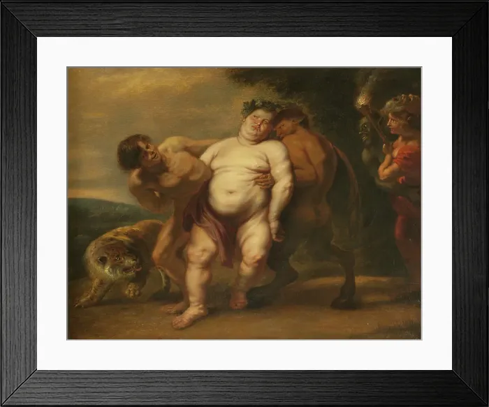 Framed Print : Drunken Silenus, c17th century. Creator: Unknown