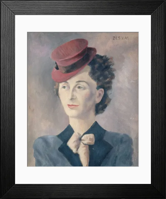 Framed Print : Portrait of Madam Ursula Jannink-Veraguth, 1941. Creator: Unknown Framed Print : Portrait of Madam Ursula Jannink-Veraguth, 1941. Creator: Unknown