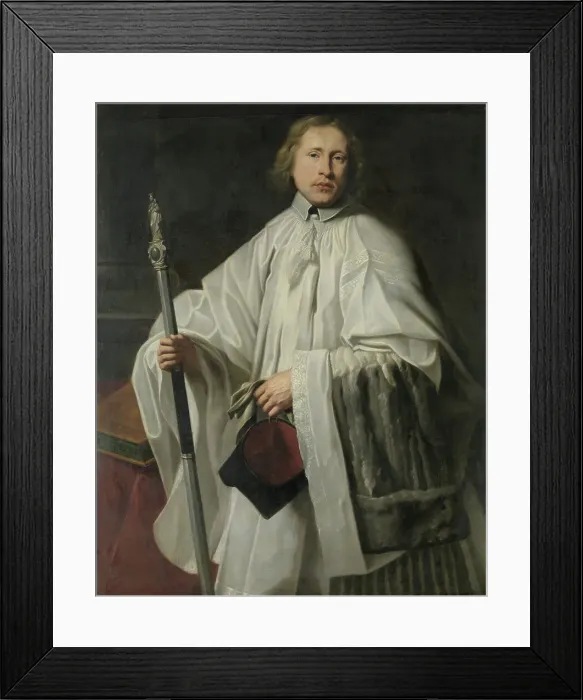 Framed Print : Jacobus Govaerts (b. 1635 / 36). Appointed Master of Ceremonies and Clerk of the Chapter of Antwerp in Creator: Anon Framed Print : Jacobus Govaerts (b. 1635 / 36). Appointed Master of Ceremonies and Clerk of the Chapter of Antwerp in Creator: Anon