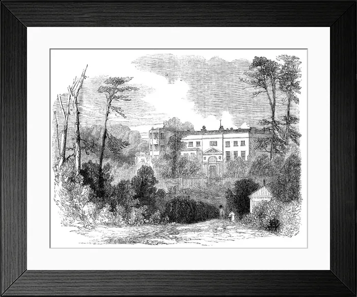Framed Print : The Soldiers Infant Home, Roslyn-Park, Hampstead, 1856. Creator: Unknown Framed Print : The Soldiers Infant Home, Roslyn-Park, Hampstead, 1856. Creator: Unknown