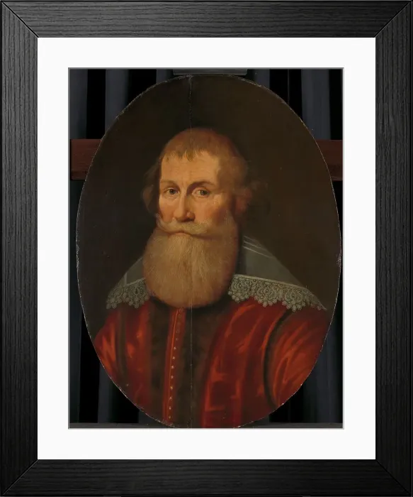 Framed Print : Portrait of Cornelis Haga (1578-1654), c.1645. Creators: Anon, Cornelis Haga Framed Print : Portrait of Cornelis Haga (1578-1654), c.1645. Creators: Anon, Cornelis Haga