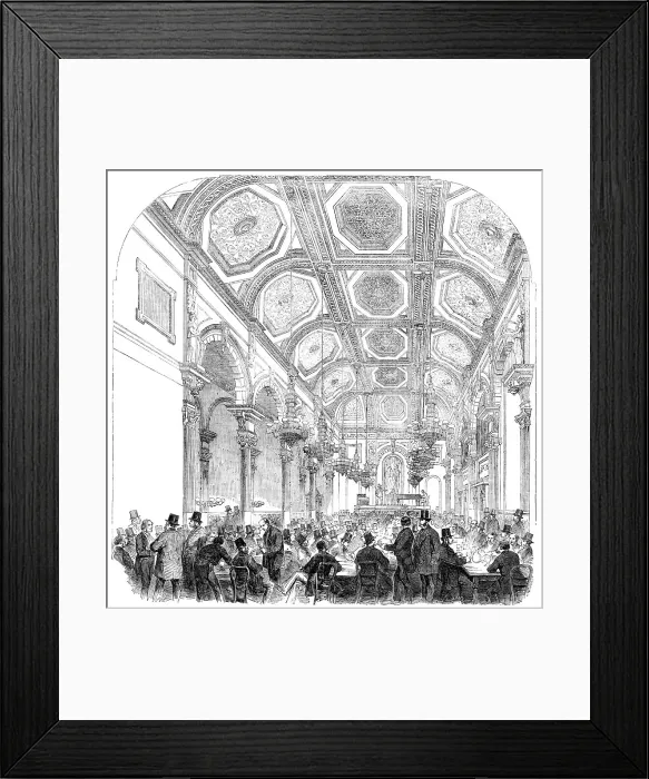 Framed Print : New Music-Hall, Evan's Hotel, Covent-Garden, 1856. Creator: Unknown Framed Print : New Music-Hall, Evan's Hotel, Covent-Garden, 1856. Creator: Unknown