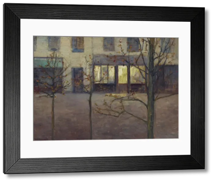 Framed Print : At the Café, Morning in Paris, c1900s. Creator: Martha Tynell Framed Print : At the Café, Morning in Paris, c1900s. Creator: Martha Tynell