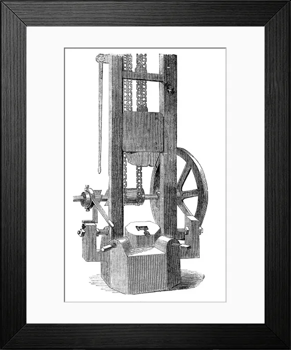 Framed Print : Manufacture of Bayonets, 1856. Creator: Unknown Framed Print : Manufacture of Bayonets, 1856. Creator: Unknown