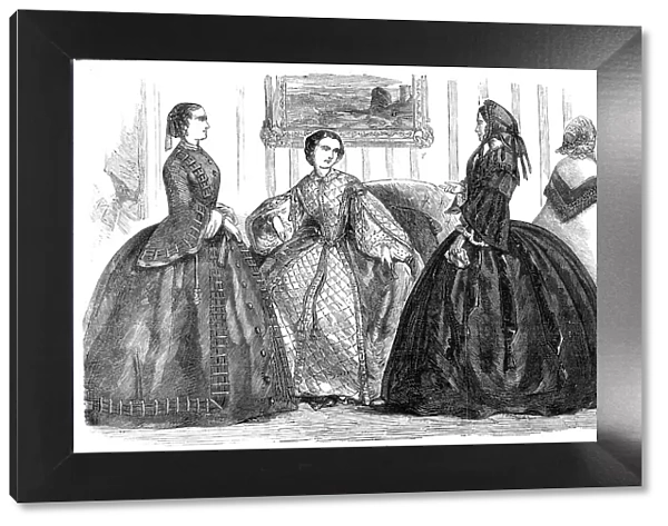 Fashions for December, 1857. Creator: Unknown