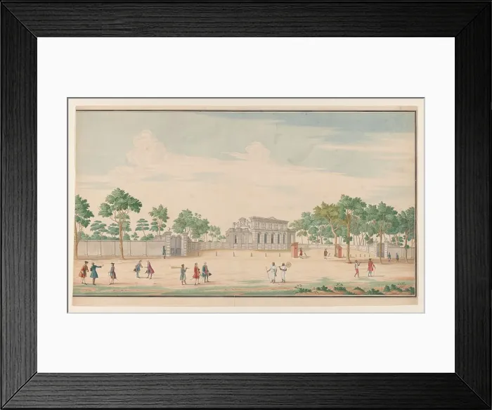 Framed Print : The Uytlught Country House, Colombo, c.1750. Creator: B. van Lier Framed Print : The Uytlught Country House, Colombo, c.1750. Creator: B. van Lier