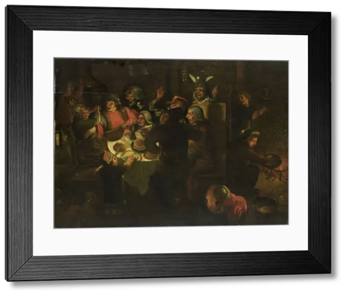 Framed Print : Feast of the Epiphany, c.1600-c.1649. Creator: Anon Framed Print : Feast of the Epiphany, c.1600-c.1649. Creator: Anon
