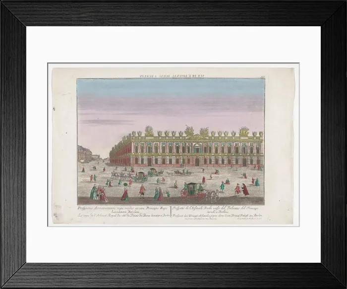 Framed Print : View of the Zeughaus in Berlin, 1742-1801. Creator: Unknown Framed Print : View of the Zeughaus in Berlin, 1742-1801. Creator: Unknown
