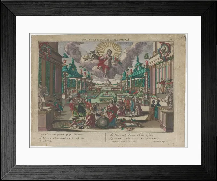 Framed Print : Allegory of the planet Venus, 1742-1801. Creator: Georg Balthasar Probst Framed Print : Allegory of the planet Venus, 1742-1801. Creator: Georg Balthasar Probst