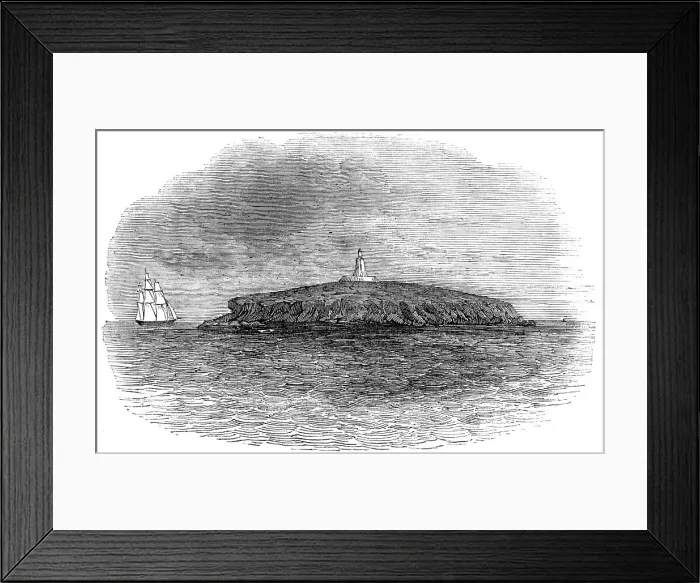 Framed Print : Serpents Isle, off the Danube, 1856. Creator: Unknown Framed Print : Serpents Isle, off the Danube, 1856. Creator: Unknown