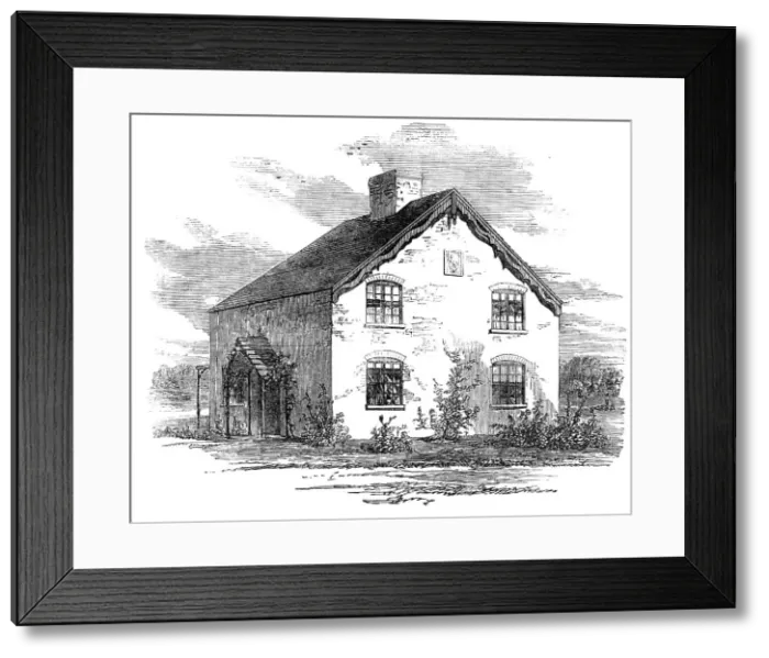 Framed Print : Improved Cottage Dwellings for the Labouring Classes, 1857. Creator: Unknown Framed Print : Improved Cottage Dwellings for the Labouring Classes, 1857. Creator: Unknown