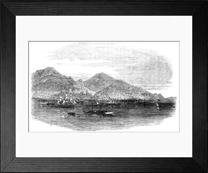 Framed Print : Syra, in the Archipelago, 1856. Creator: Unknown Framed Print : Syra, in the Archipelago, 1856. Creator: Unknown
