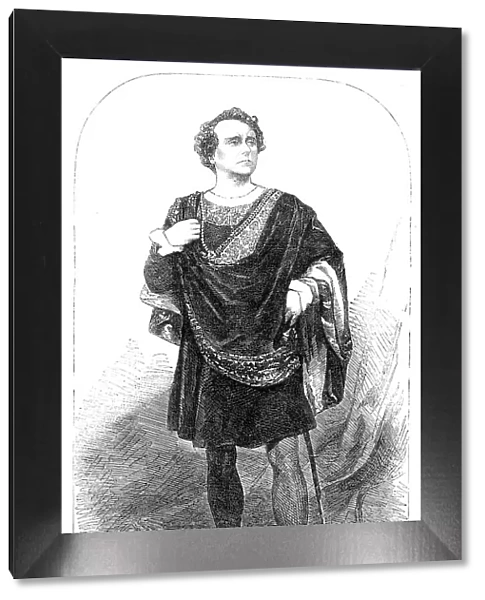 Mr. Charles Kean as 'Hamlet', 1856. Creator: Unknown. Mr. Charles Kean as 'Hamlet', 1856. Creator: Unknown