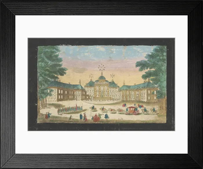 Framed Print : View of the facade of Huis ten Bosch Palace in The Hague, 1700-1799. Creator: Anon Framed Print : View of the facade of Huis ten Bosch Palace in The Hague, 1700-1799. Creator: Anon