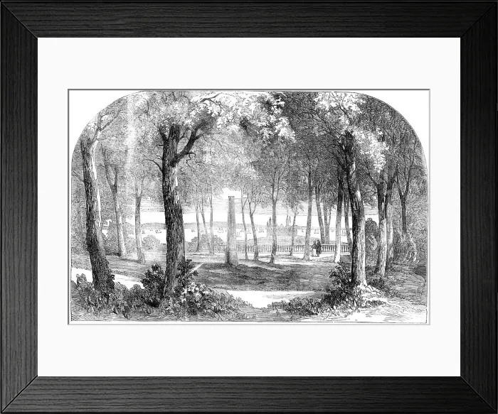 Framed Print : Hamlet's Grave, Elsinore, 1856. Creator: Unknown. Hamlet's Grave, Elsinore, 1856. Creator: Unknown Framed Print : Hamlet's Grave, Elsinore, 1856. Creator: Unknown. Hamlet's Grave, Elsinore, 1856. Creator: Unknown