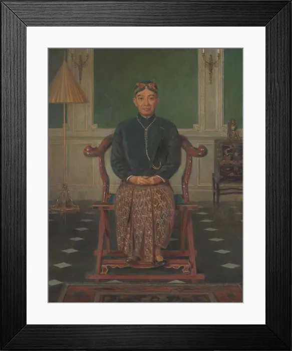 Framed Print : Portrait of Pangeran Ario Soejono, minister without portfolio in the war cabinet, London, c1940. Creator: Anton Abraham van Anrooy Framed Print : Portrait of Pangeran Ario Soejono, minister without portfolio in the war cabinet, London, c1940. Creator: Anton Abraham van Anrooy