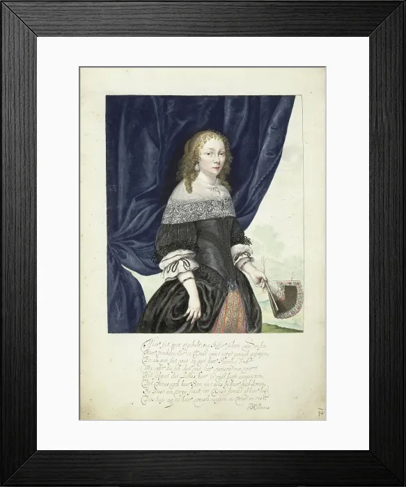 Framed Print : Self-portrait, 1661. Creator: Gesina ter Borch Framed Print : Self-portrait, 1661. Creator: Gesina ter Borch
