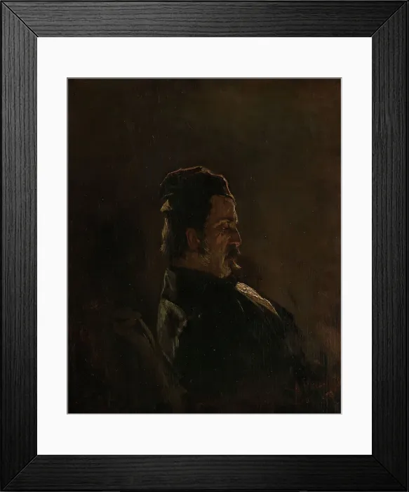 Framed Print : Portrait of Pieter Frederik van Os, Painter, 1855. Creator: Anton Mauve Framed Print : Portrait of Pieter Frederik van Os, Painter, 1855. Creator: Anton Mauve