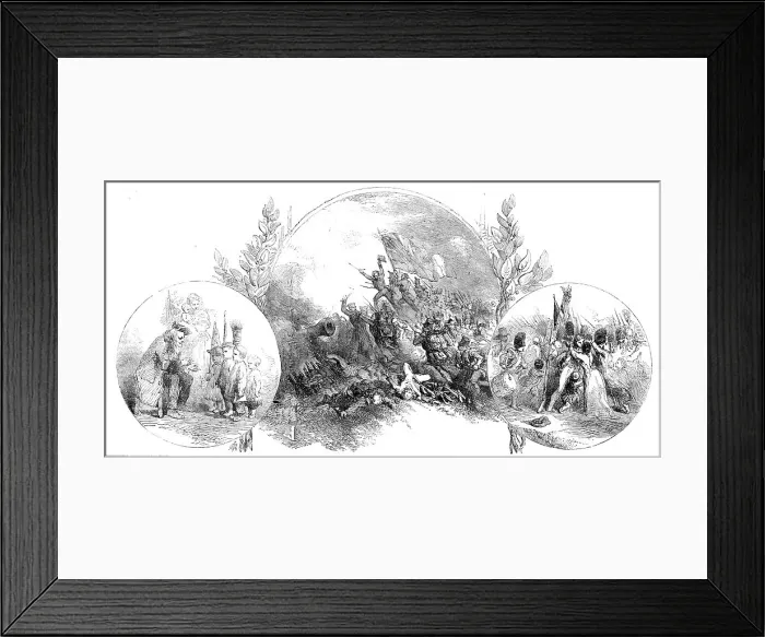 Framed Print : Scenes from the Crimean War, 1856. Creator: Unknown Framed Print : Scenes from the Crimean War, 1856. Creator: Unknown