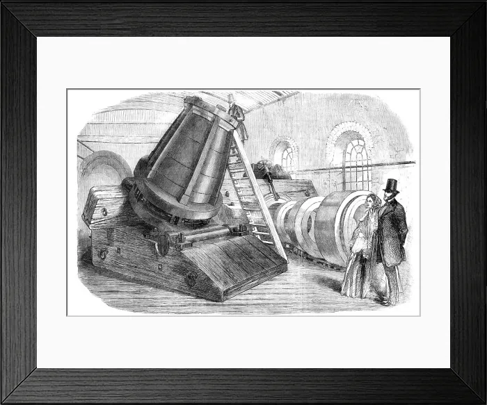 Framed Print : Mallet's Three-Foot Mortar, 1857. Creator: Unknown Framed Print : Mallet's Three-Foot Mortar, 1857. Creator: Unknown