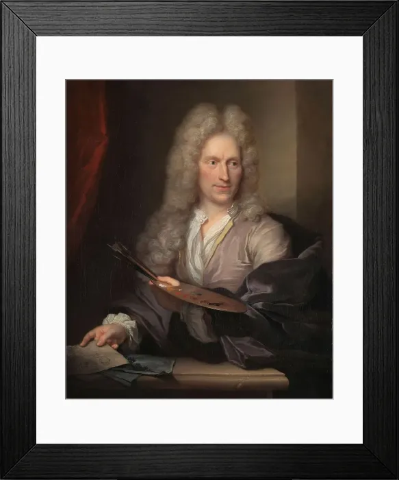 Framed Print : Portrait of Jan van Huysum, c.1720. Creator: Arnold Boonen Framed Print : Portrait of Jan van Huysum, c.1720. Creator: Arnold Boonen