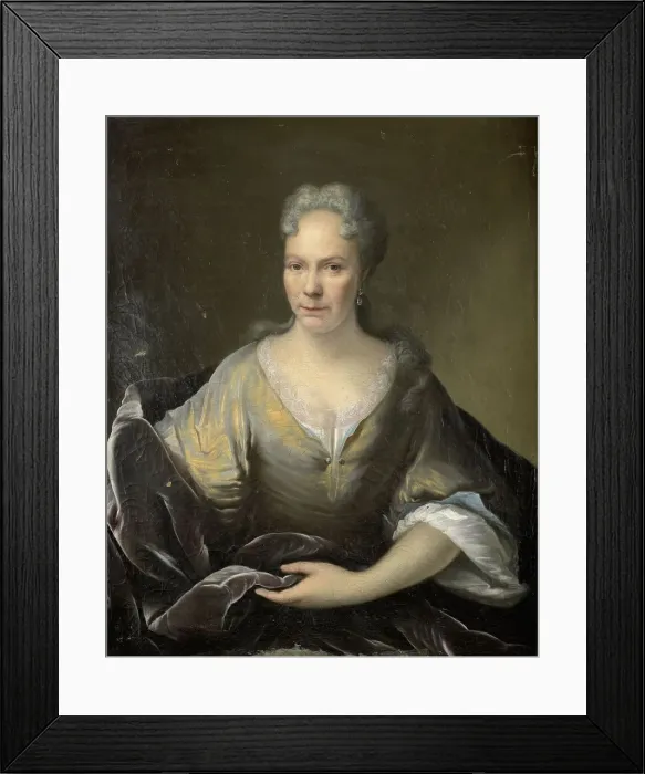 Framed Print : Portrait of a Woman, 1690-1750. Creator: Unknown Framed Print : Portrait of a Woman, 1690-1750. Creator: Unknown