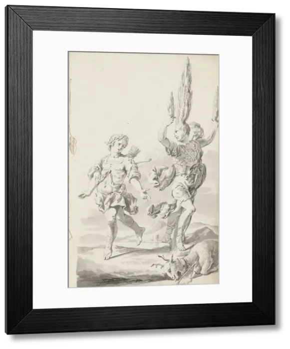 Framed Print : Cyparissus, c.1701. Creator: Jacob Toorenvliet Framed Print : Cyparissus, c.1701. Creator: Jacob Toorenvliet