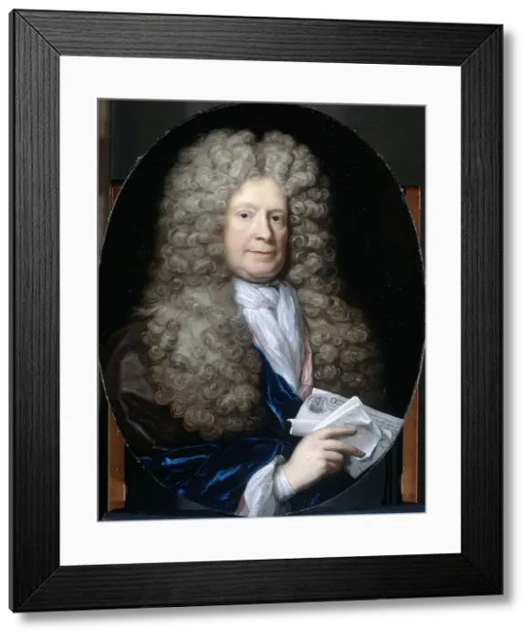 Framed Print : Portrait of Pieter van de Poel (1654-1710), 1690-1729. Creator: Arnold Boonen Framed Print : Portrait of Pieter van de Poel (1654-1710), 1690-1729. Creator: Arnold Boonen