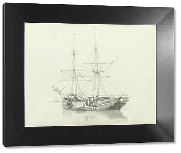 Sailing boat on the water, 1797-1838. Creator: Johannes Christiaan Schotel