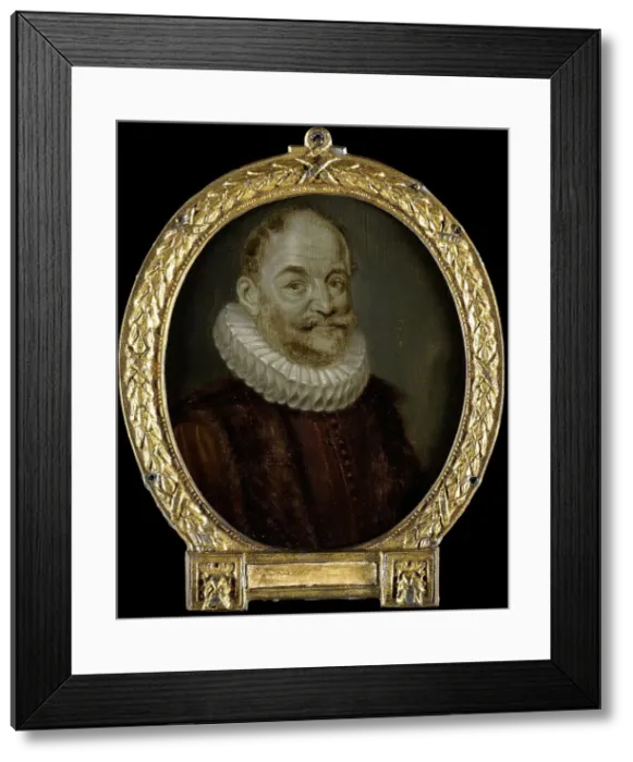 Framed Print : Portrait of Johannes Polyander à Kerckhoven, Professor of Theology in Leiden, 1700-1732. Creator: Arnoud van Halen Framed Print : Portrait of Johannes Polyander à Kerckhoven, Professor of Theology in Leiden, 1700-1732. Creator: Arnoud van Halen