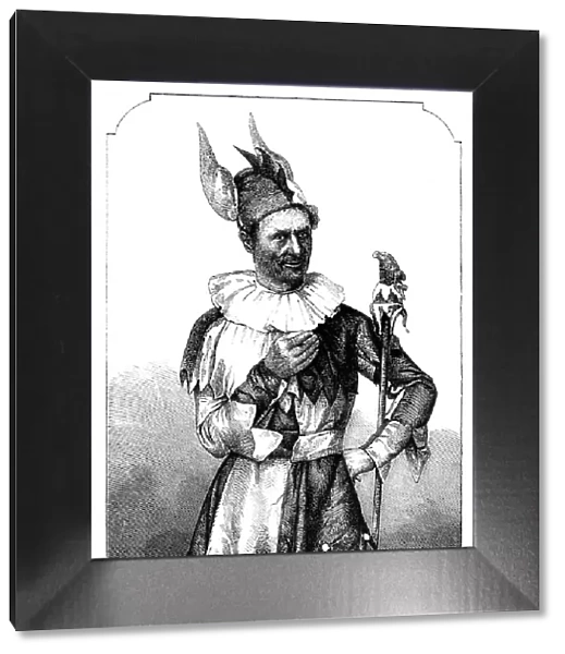 Mr. Compton, of the Theatre Royal Haymarket, as 'Touchstone', 1857. Creator: Joseph Swain. Mr. Compton, of the Theatre Royal Haymarket, as 'Touchstone', 1857. Creator: Joseph Swain