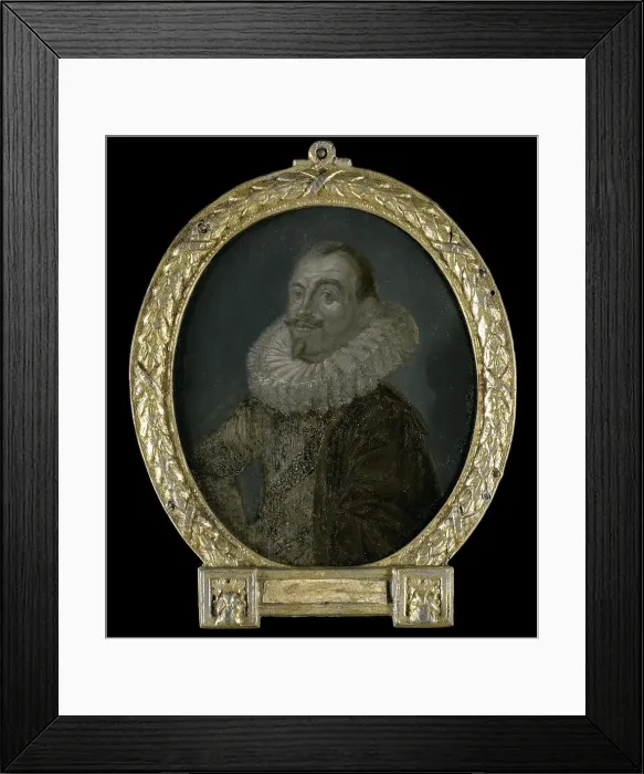 Framed Print : Portrait of Theodorus Rodenburgh, Diplomat and Dramatic Poet, 1700-1732. Creator: Arnoud van Halen Framed Print : Portrait of Theodorus Rodenburgh, Diplomat and Dramatic Poet, 1700-1732. Creator: Arnoud van Halen