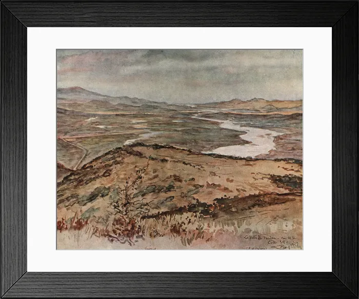 Framed Print : En Macedoine; le Vardar: vue prise en aval de Guevgueli, quelques kilometres apres la frontiere ser Creator: Almery Lobel Riche Framed Print : En Macedoine; le Vardar: vue prise en aval de Guevgueli, quelques kilometres apres la frontiere ser Creator: Almery Lobel Riche