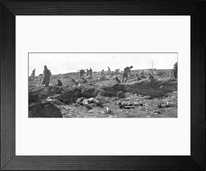 Framed Print : Autour de la bataille du Kaimaktchalan; au milieu des anciennes tranchees bulgares, les nouveaux oc Creator: Vladimir Betzitch Framed Print : Autour de la bataille du Kaimaktchalan; au milieu des anciennes tranchees bulgares, les nouveaux oc Creator: Vladimir Betzitch